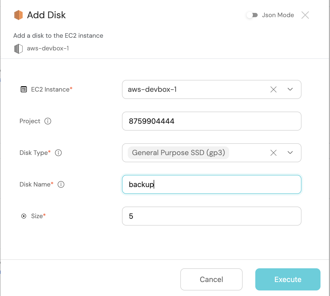 Autoscaling Dashboard Example